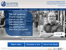 Tablet Screenshot of empiretechs.com
